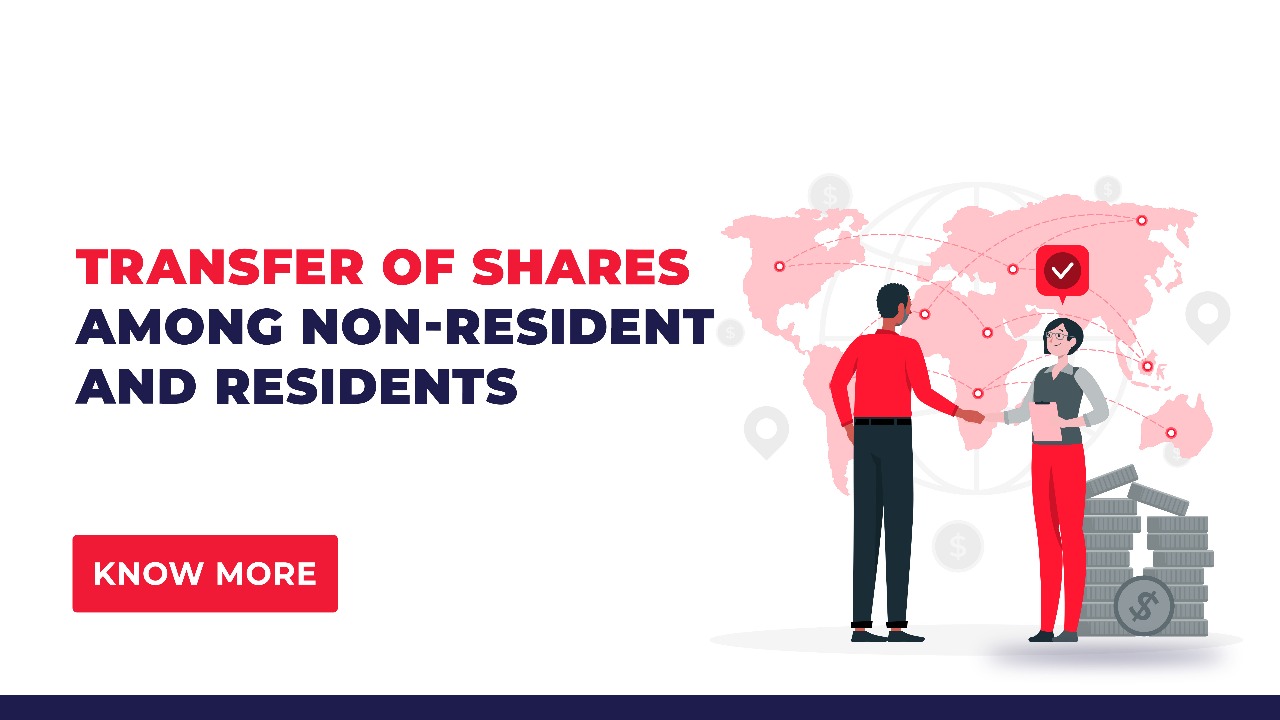 Transfer of shares among Non-Resident and Residents