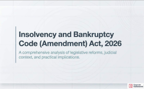 260th Webinar on “IBC (Amendment) Act, 2026: Key Reforms & Impact”