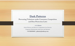 275th Webinar on “Dark Patterns: Preventing Violations under Consumer, Competition and Data Protection Laws”