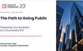 281st Webinar on “The Path to Going Public: Preparing Your Business for a Successful IPO”